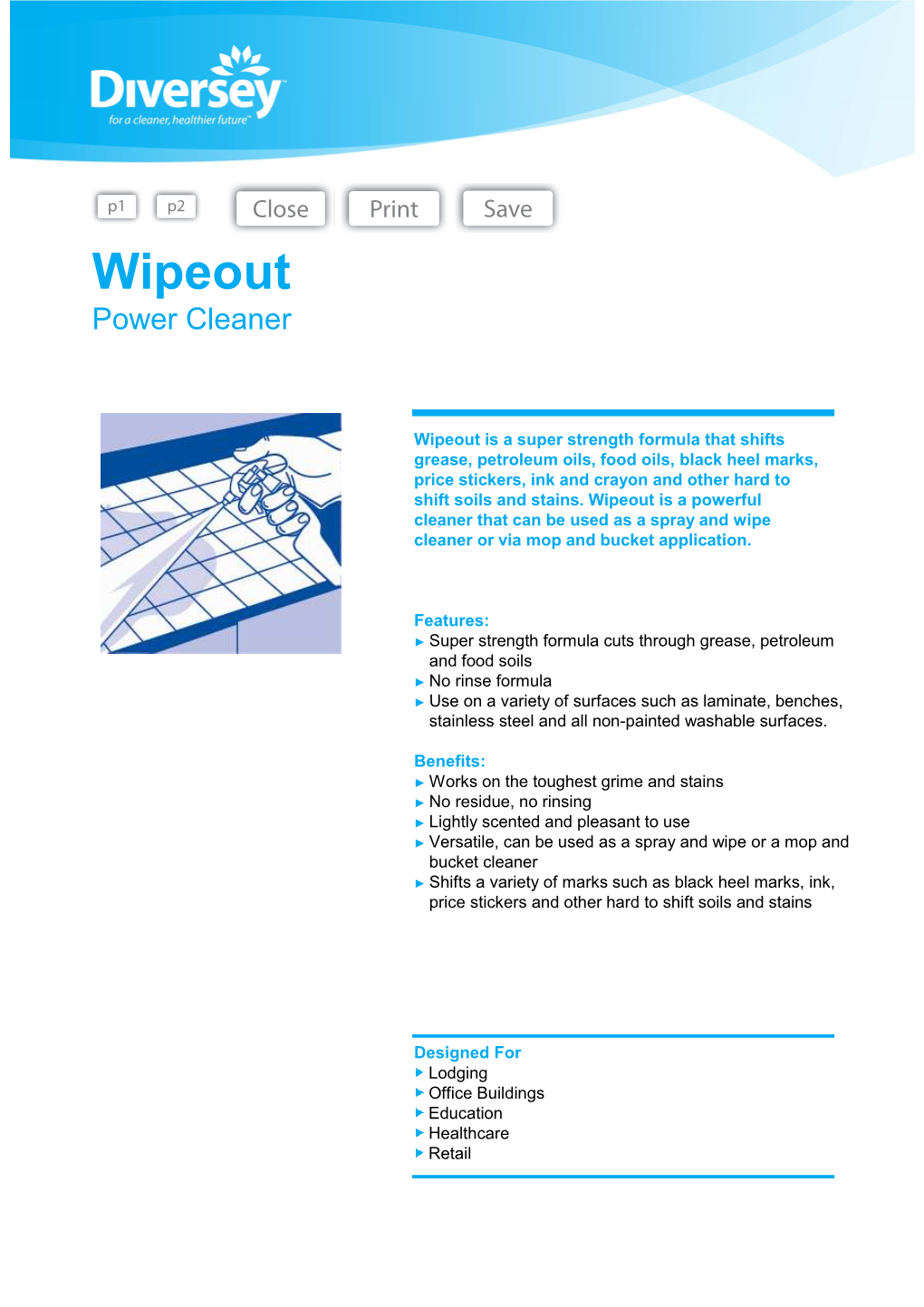 Wipeout Power Cleaner