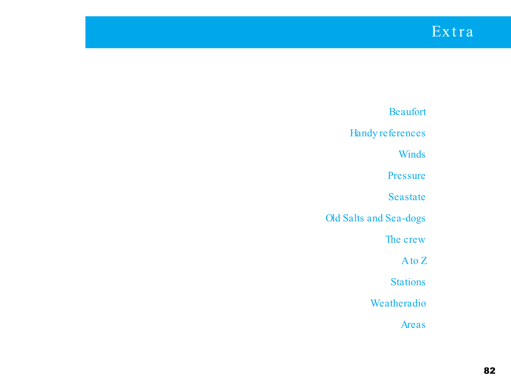 Beaufort Scale