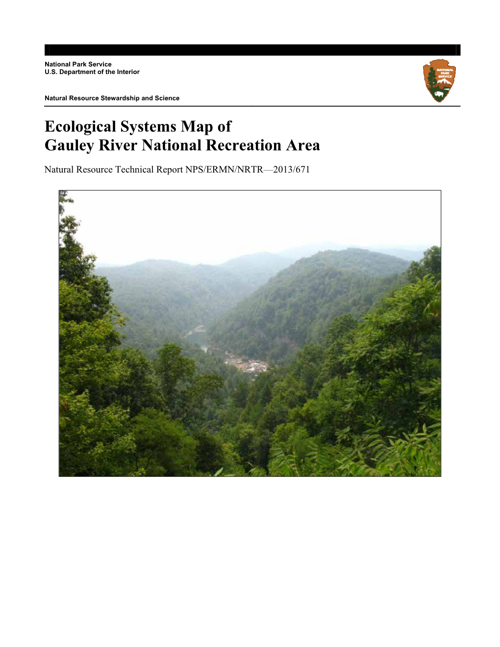 Ecological Systems Map of Gauley River National Recreation Area