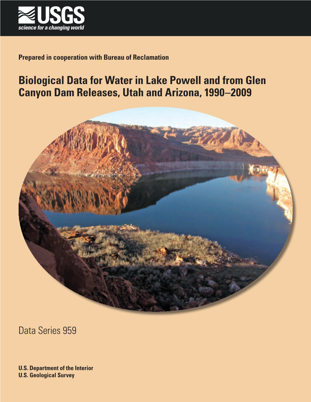 Biological Data for Water in Lake Powell and from Glen Canyon Dam Releases, Utah and Arizona, 1990–2009