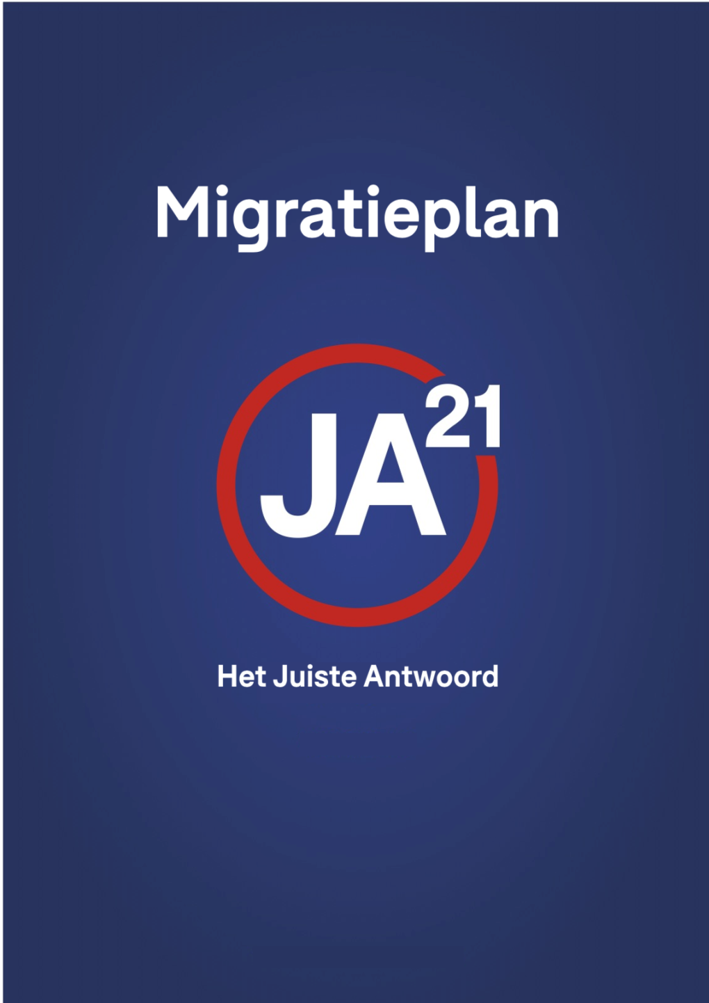 Migratieplan Van JA21 Aan