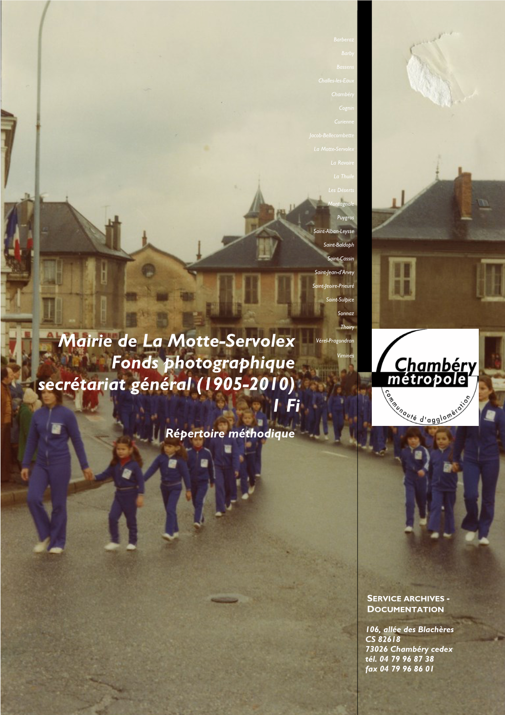 Mairie De La Motte-Servolex Fonds Photographique Secrétariat Général