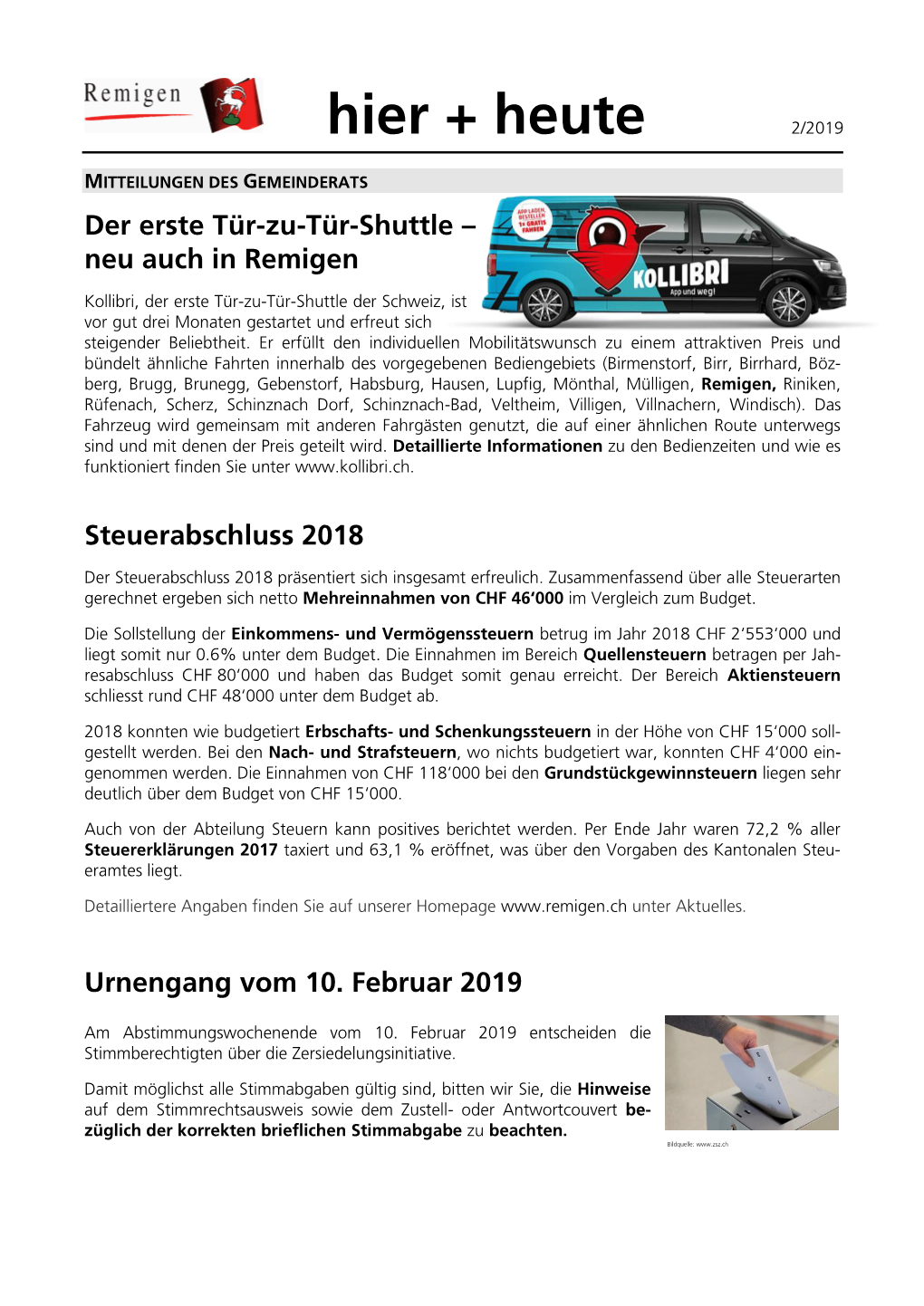 Die Schulpflege Informiert