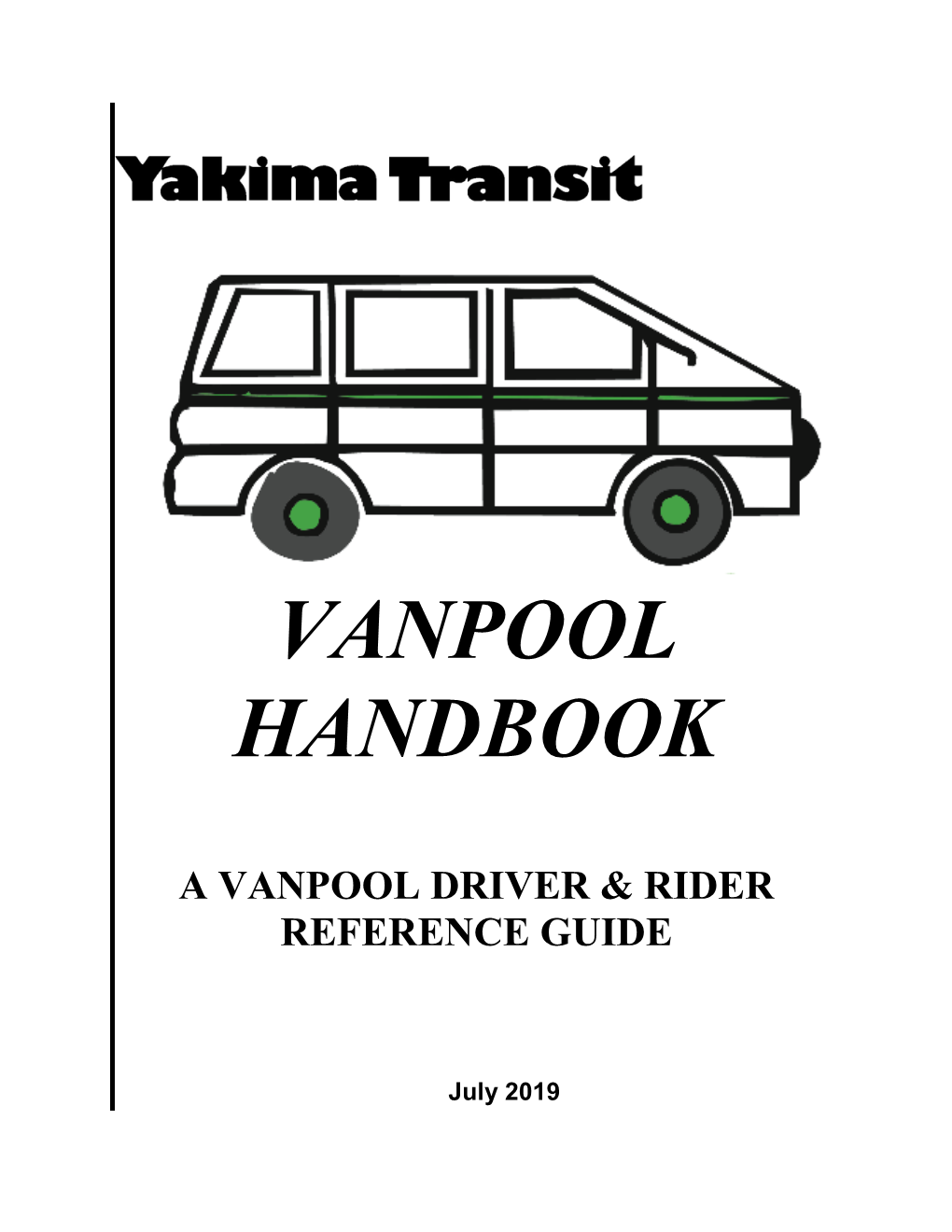Vanpool Handbook