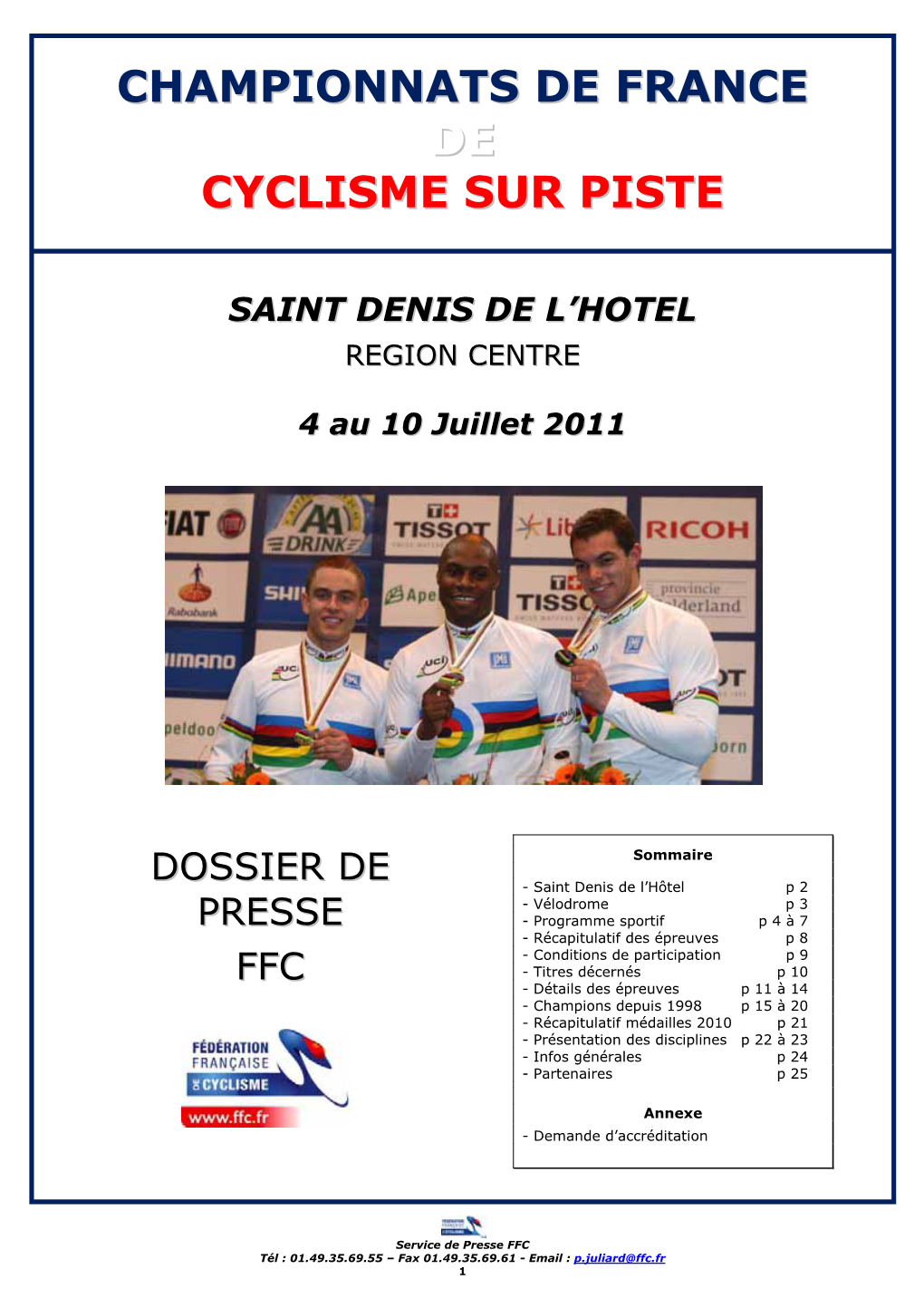 Championnats De France De Cyclisme Sur Piste