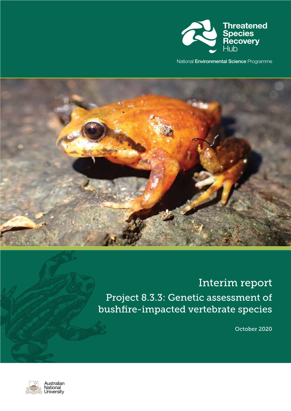 Genetic Assessment of Bushfire-Impacted Vertebrate Species