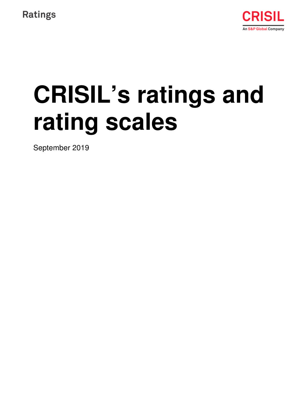Understanding Crisils Ratings and Rating Scales
