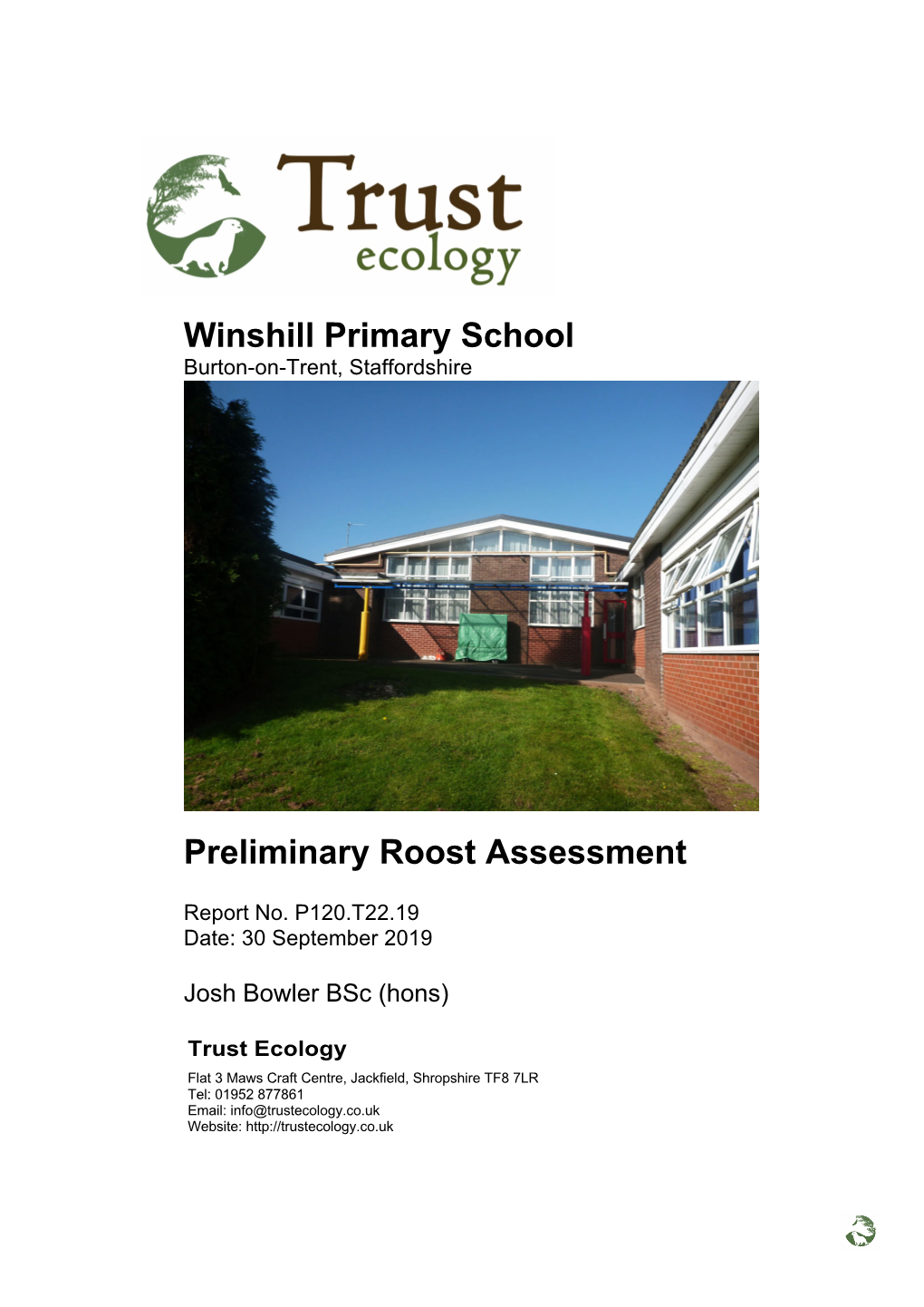 P120.19 Winshill Village Primary School Burton PRA HB