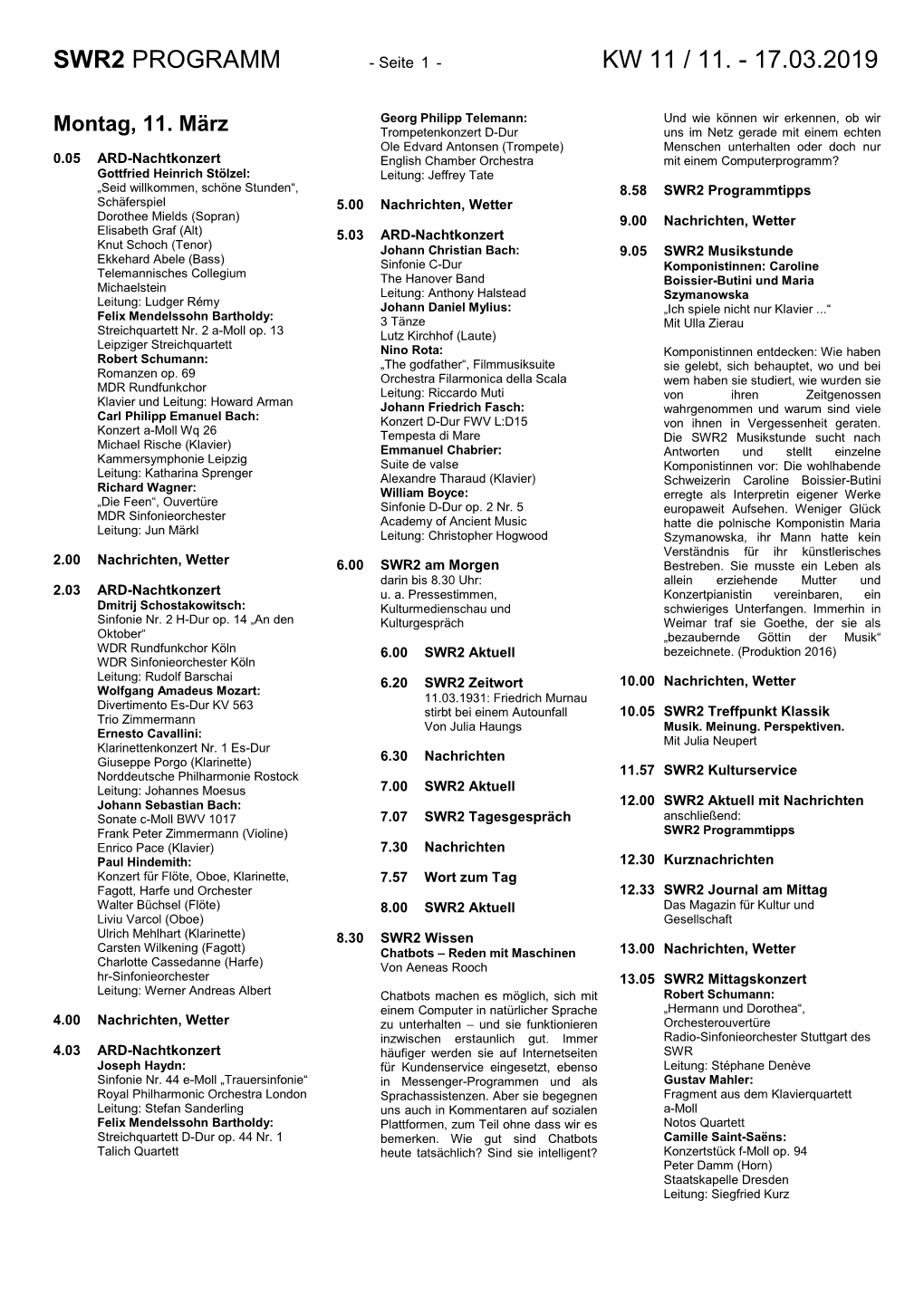 Swr2 Programm Kw 11