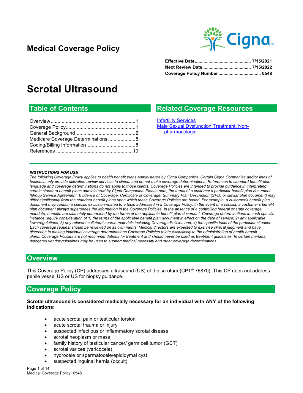 Scrotal Ultrasound – (0548)