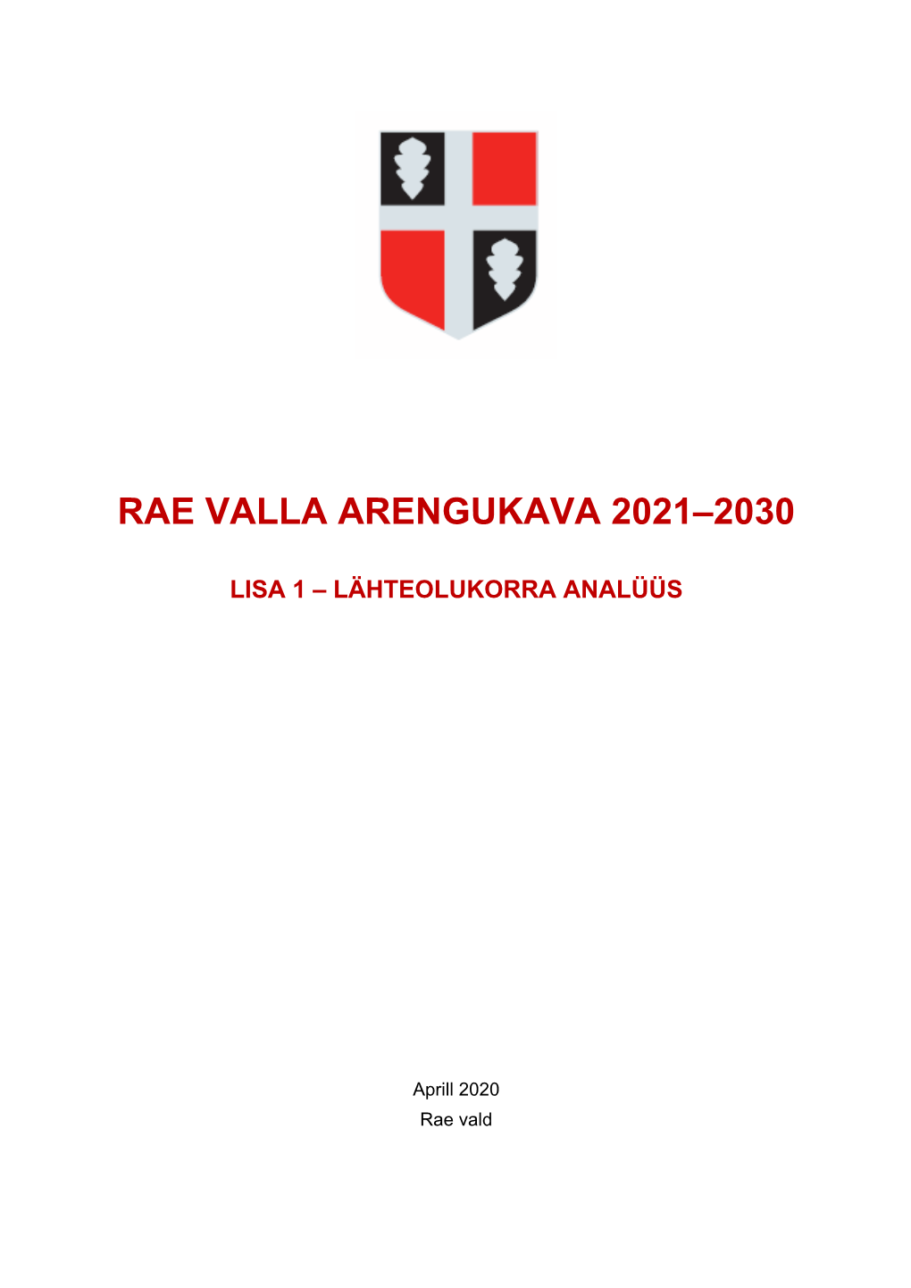 Rae Valla Arengukava 2021–2030