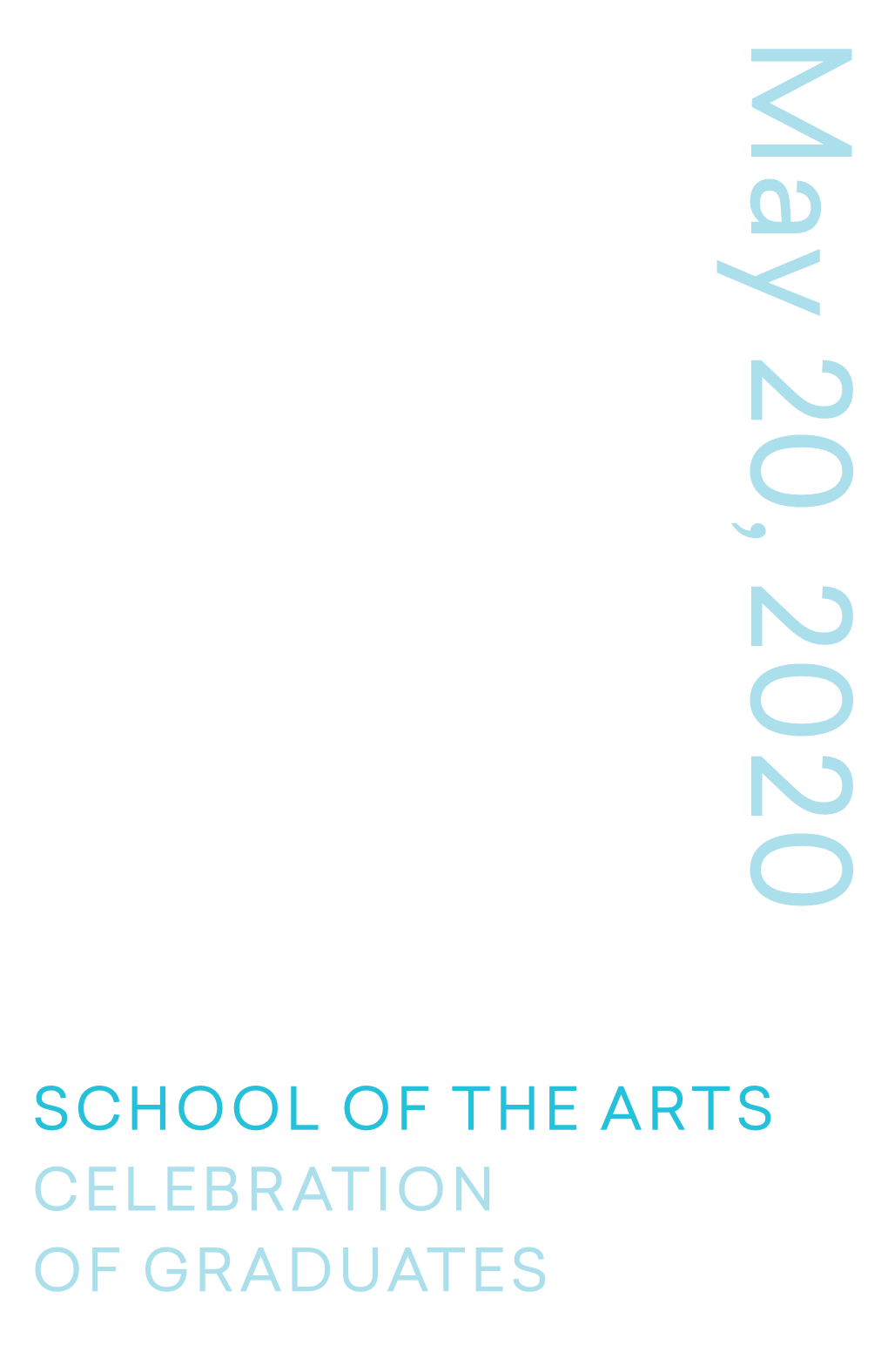 Download a PDF of the 2020 Graduation Program