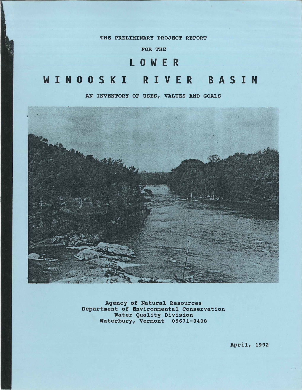 Lower Winooski Basin Access Lands and Points