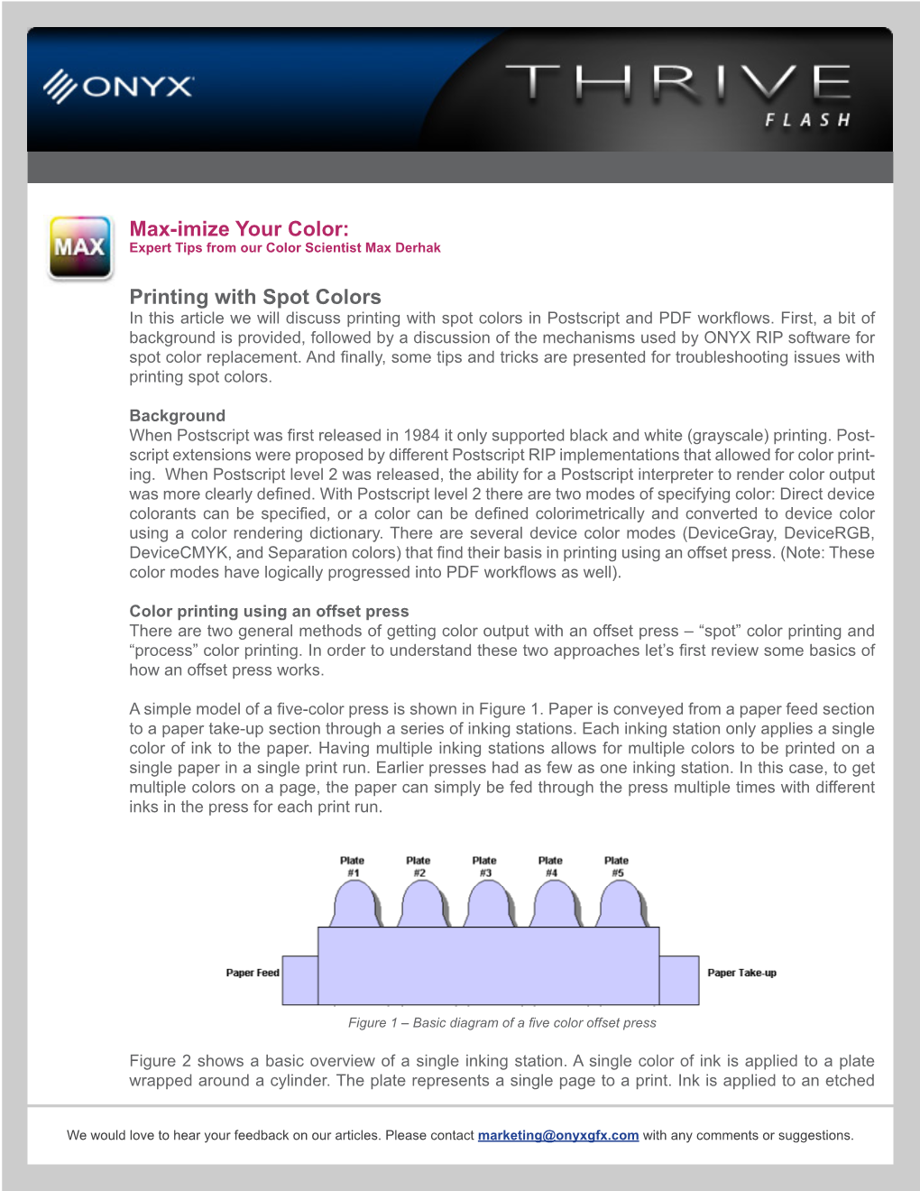 Max-Imize Your Color: Printing with Spot Colors