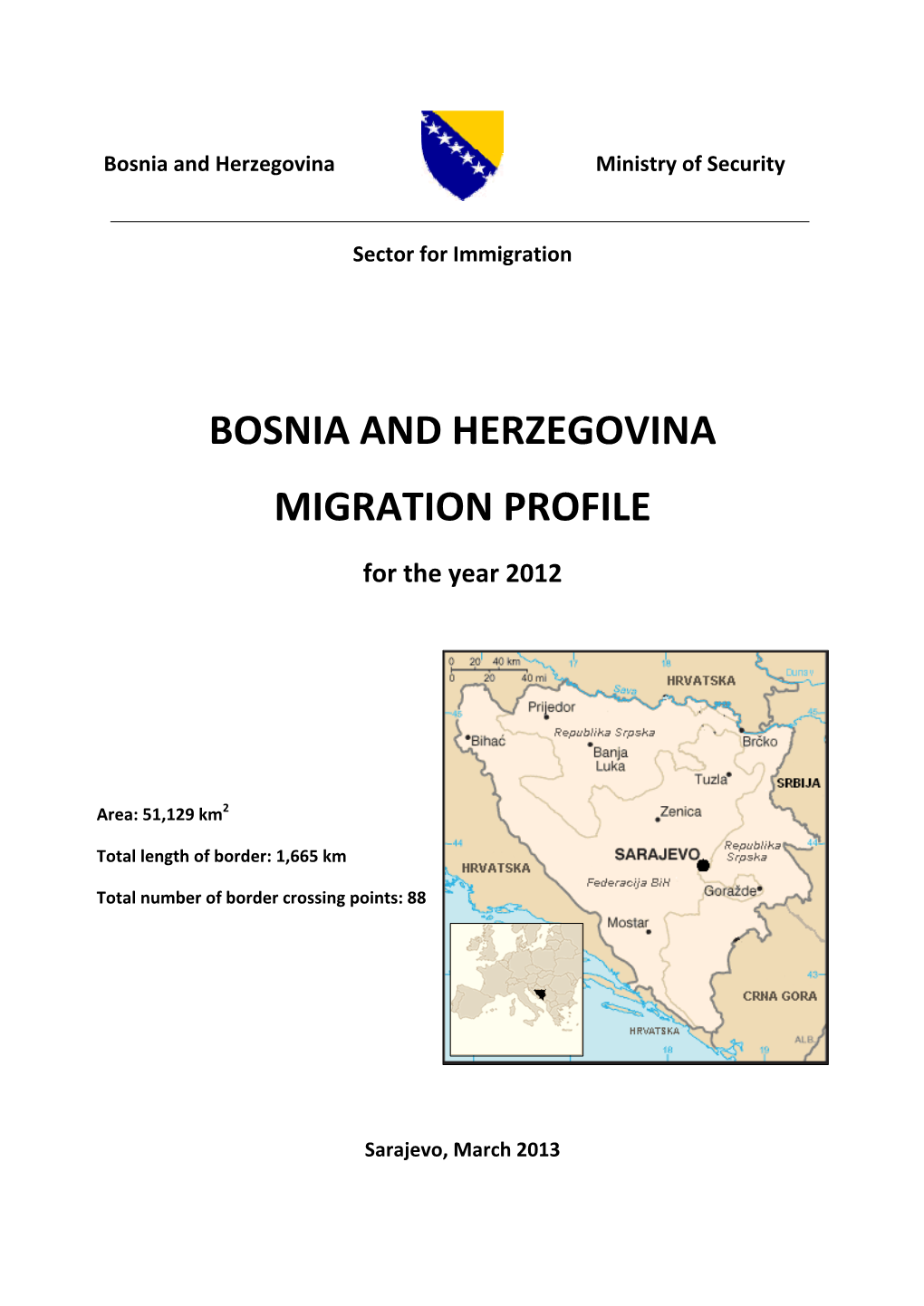 Bosnia and Herzegovina Migration Profile