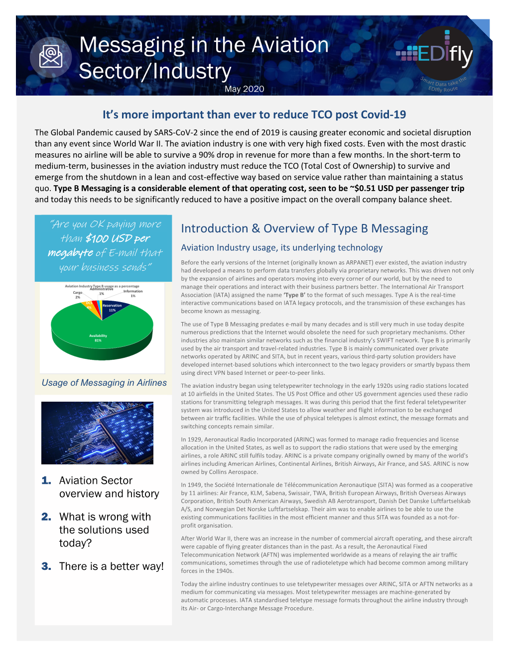 Messaging in the Aviation Sector/Industry May 2020