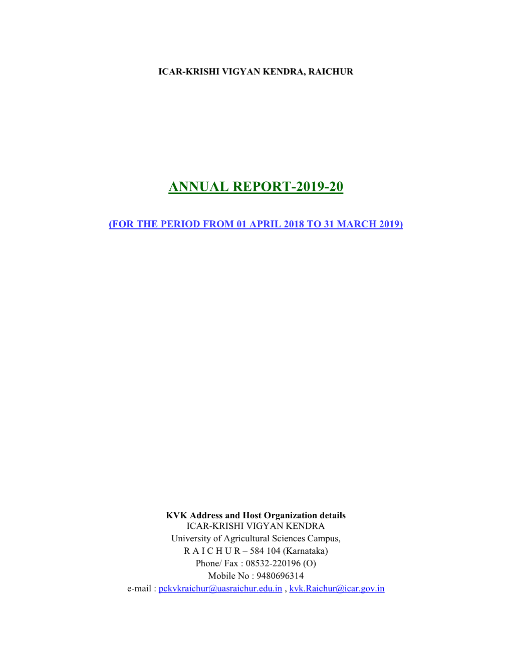 Annual Report-2019-20