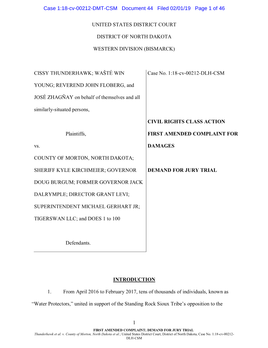 44 Amended Complaint