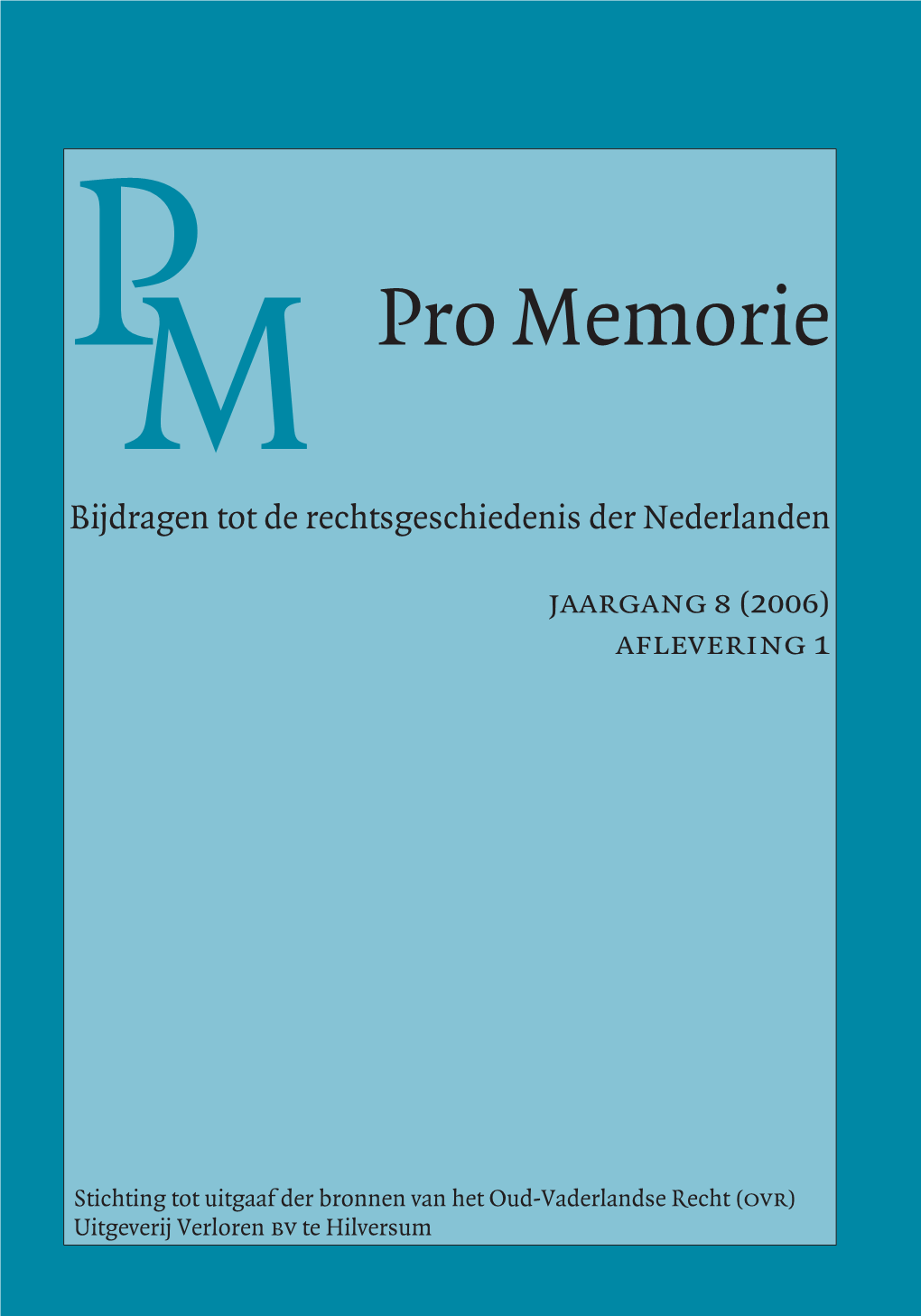 Pro Memorie 08(2006)