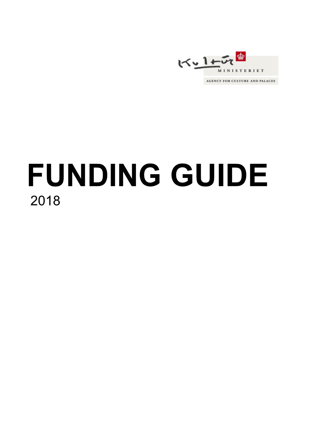 Funding Guide 2018