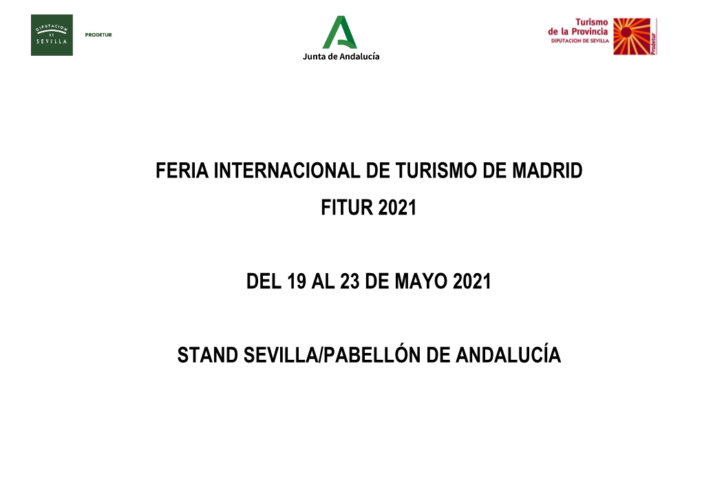 Feria Internacional De Turismo De Madrid Fitur 2021