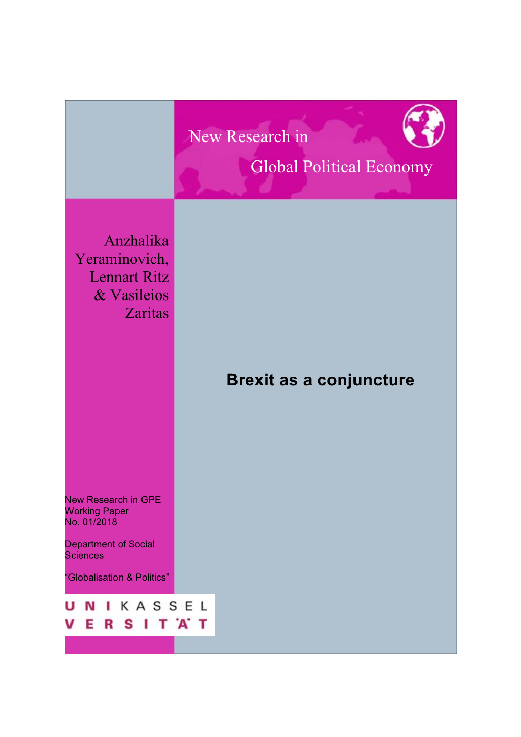 Brexit As a Conjuncture