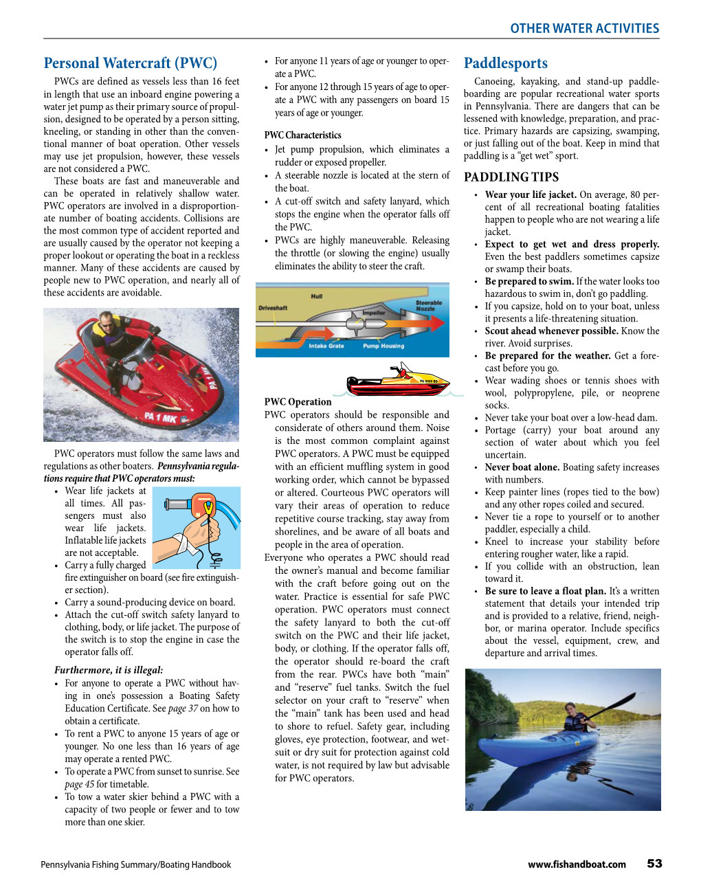 Paddlesports Personal Watercraft (PWC)