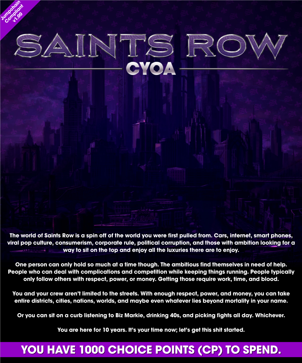 The World of Saints Row Is a Spin Off of the World You Were First Pulled From