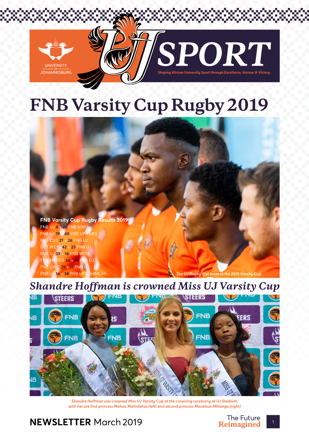 FNB Varsity Cup Rugby 2019