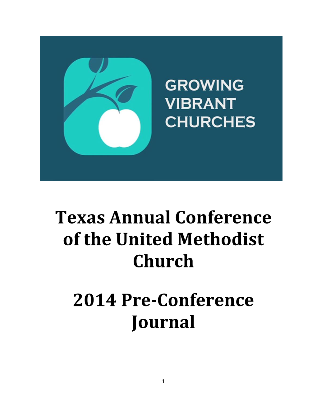 Texas Annual Conference of the United Methodist Church 2014 Pre