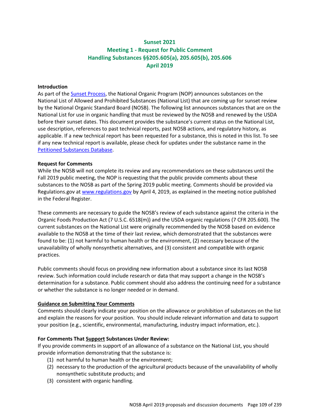 NOSB April 2019 Meeting Materials