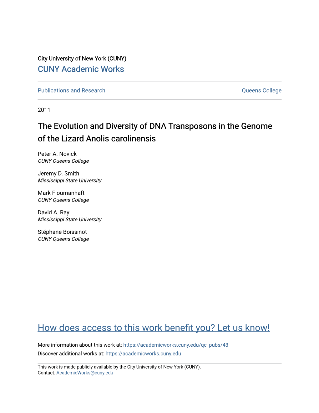 The Evolution and Diversity of DNA Transposons in the Genome of the Lizard Anolis Carolinensis