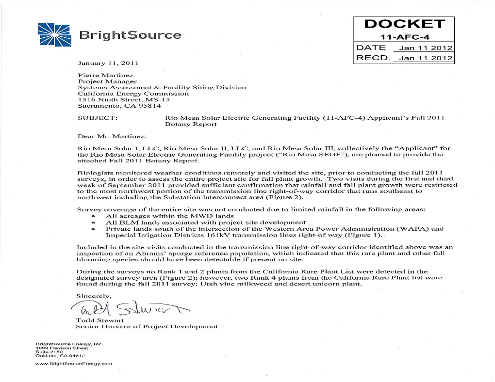 DOCKET 11-AFC-4 DATE Jan 11 2012 RECD