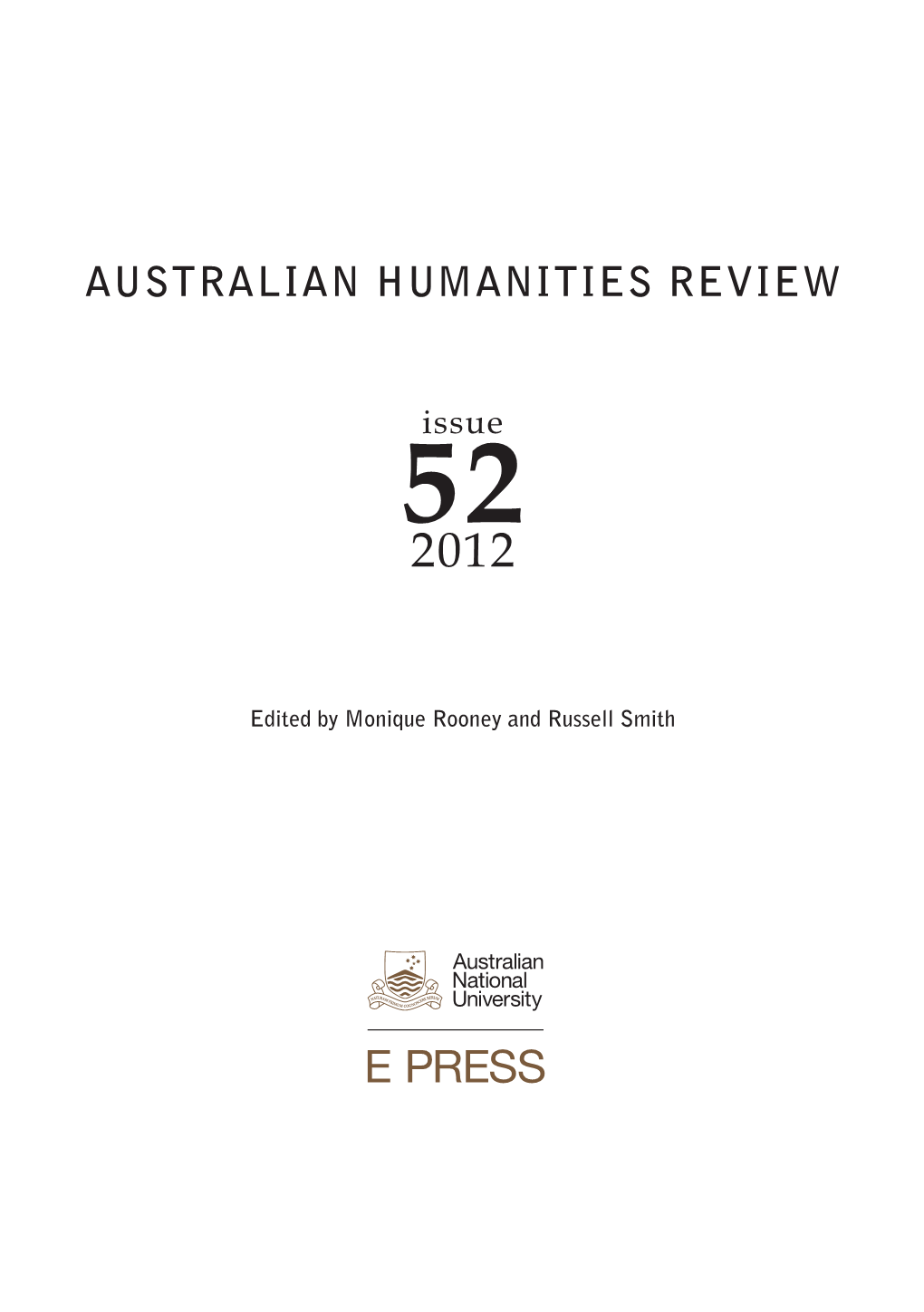 Australian Humanities Review