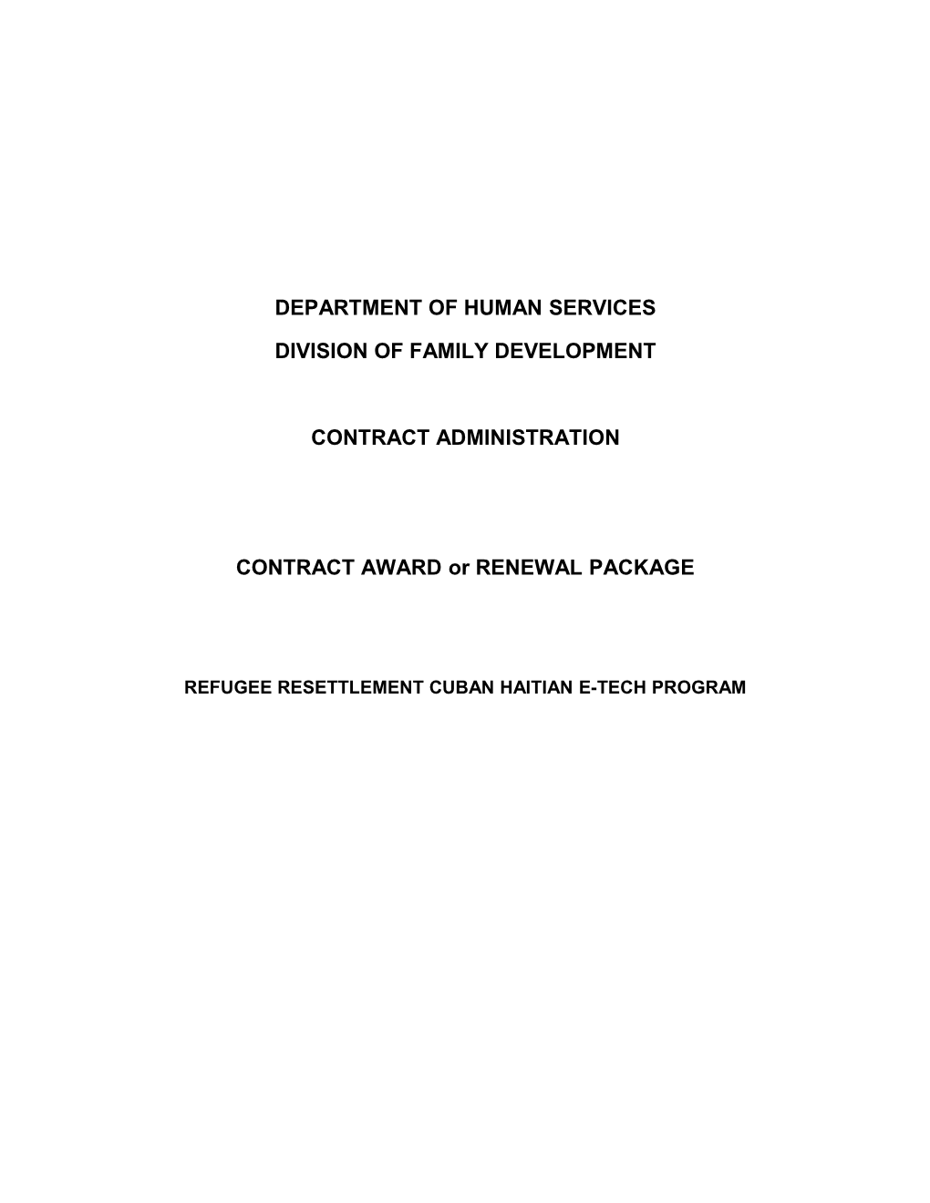 Department of Human Services s10