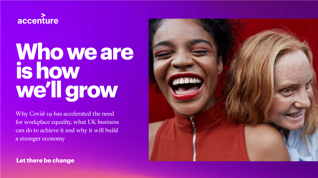 Who We Are Is How We'll Grow | Accenture