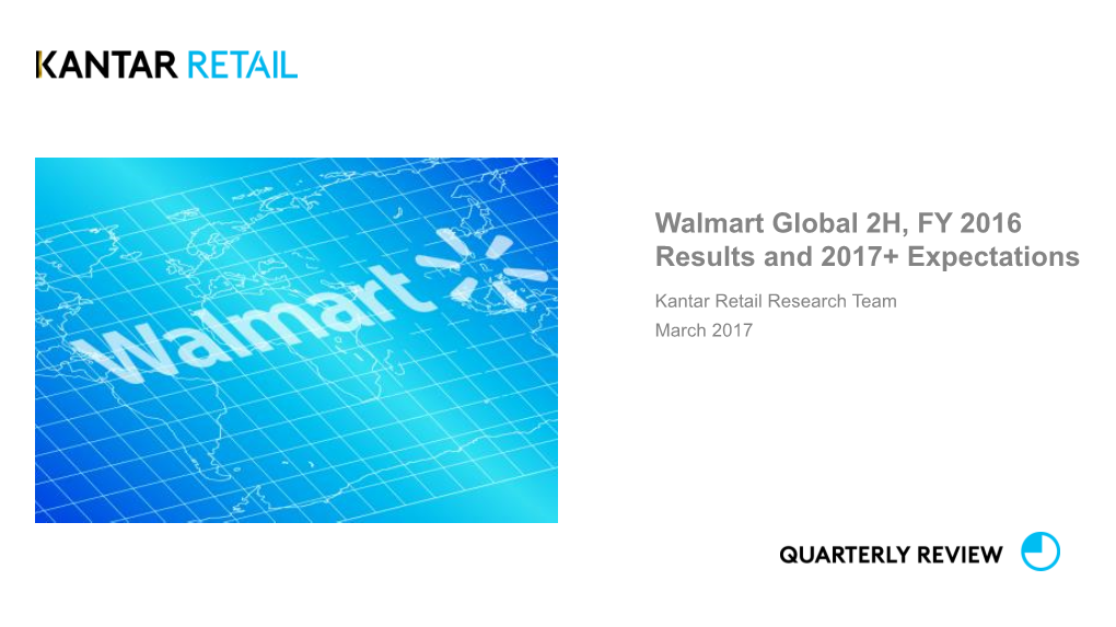 Walmart Global Q3+Q4 2016 Results And