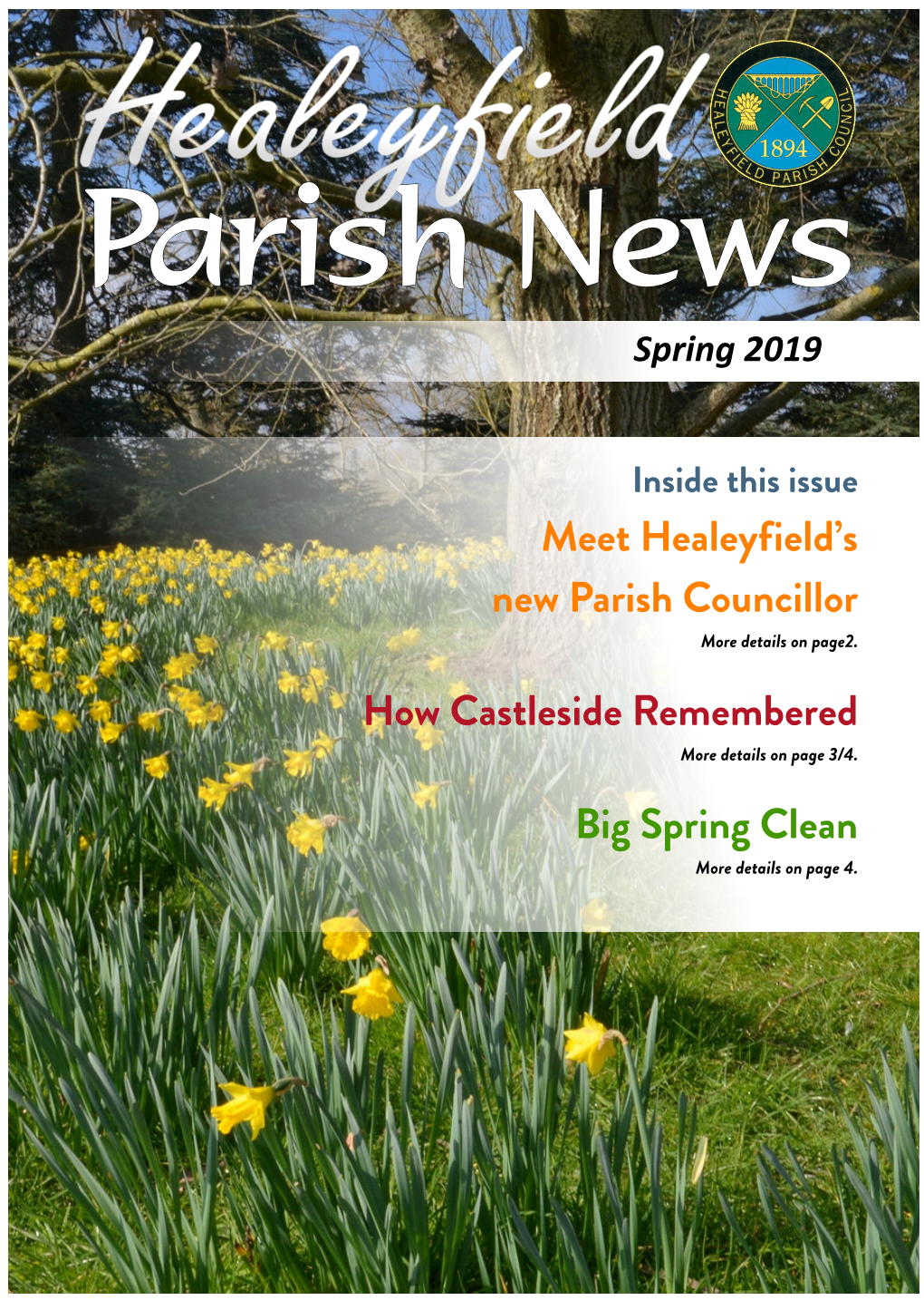 Healeyfield Parish News Spring 2019