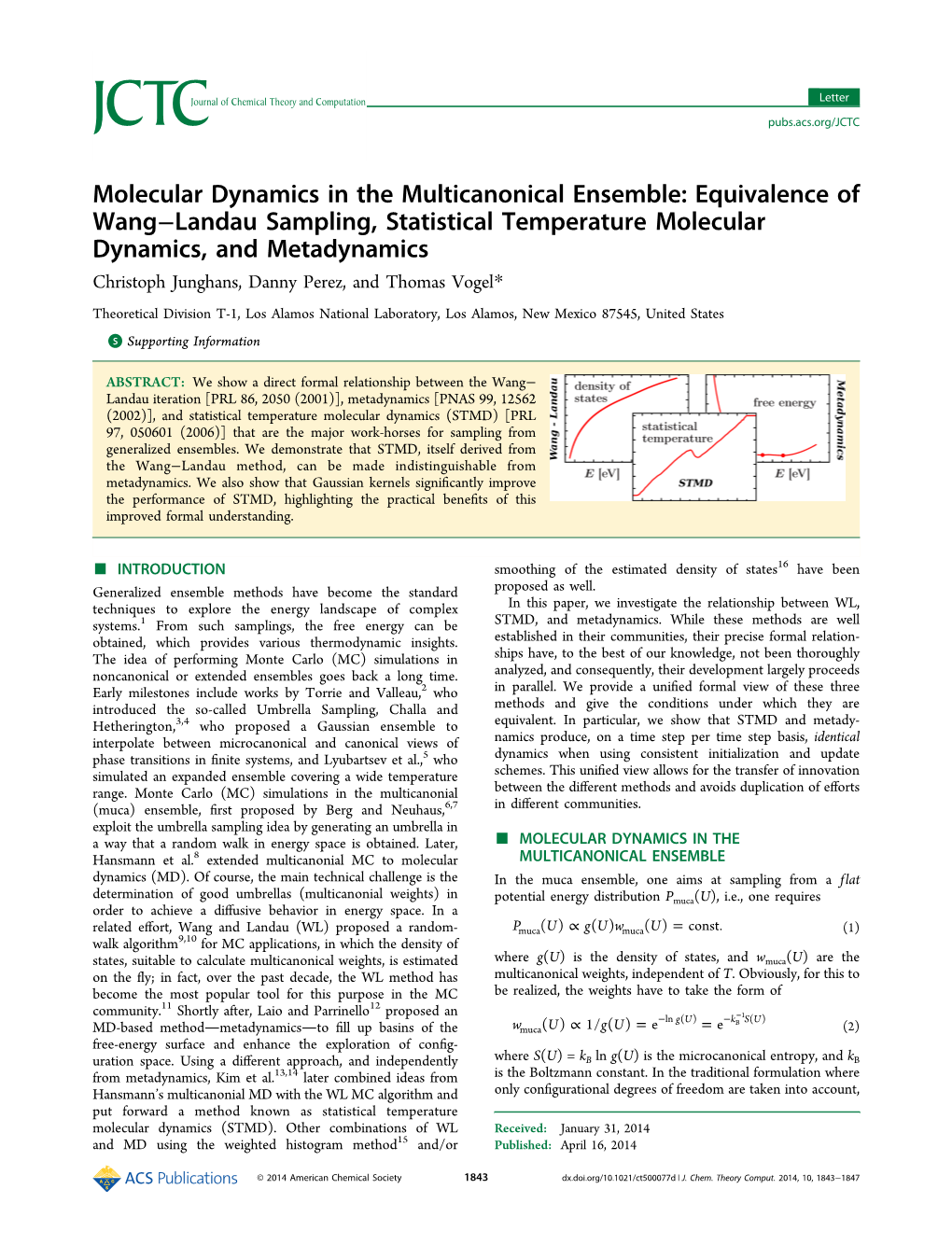 Molecular Dynamics in the Multicanonical Ensemble
