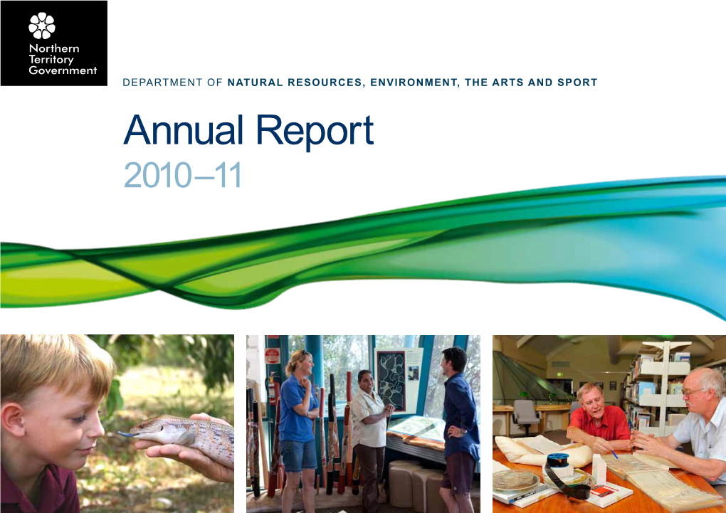 Annual Report 2010–11 Navigation and Printing This Annual Report Has Been Created for Optimal Viewing As an Electronic, Online Document