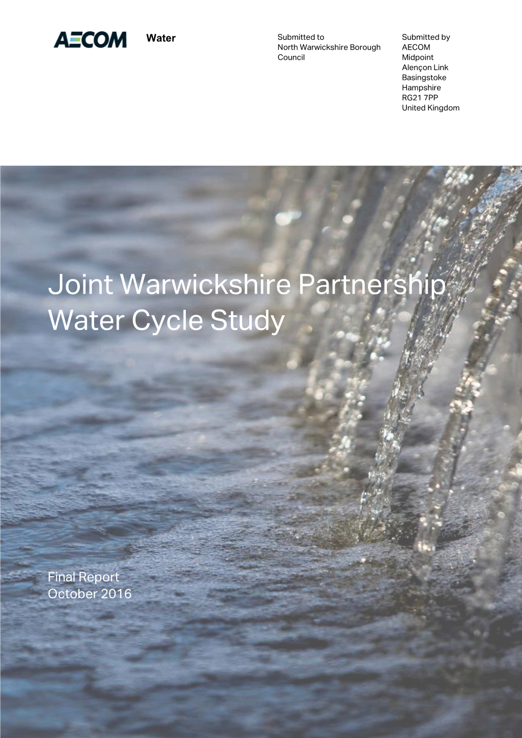 Joint Warwickshire Partnership Water Cycle Study