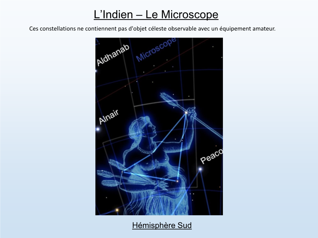 L'indien – Le MICROSCOPE