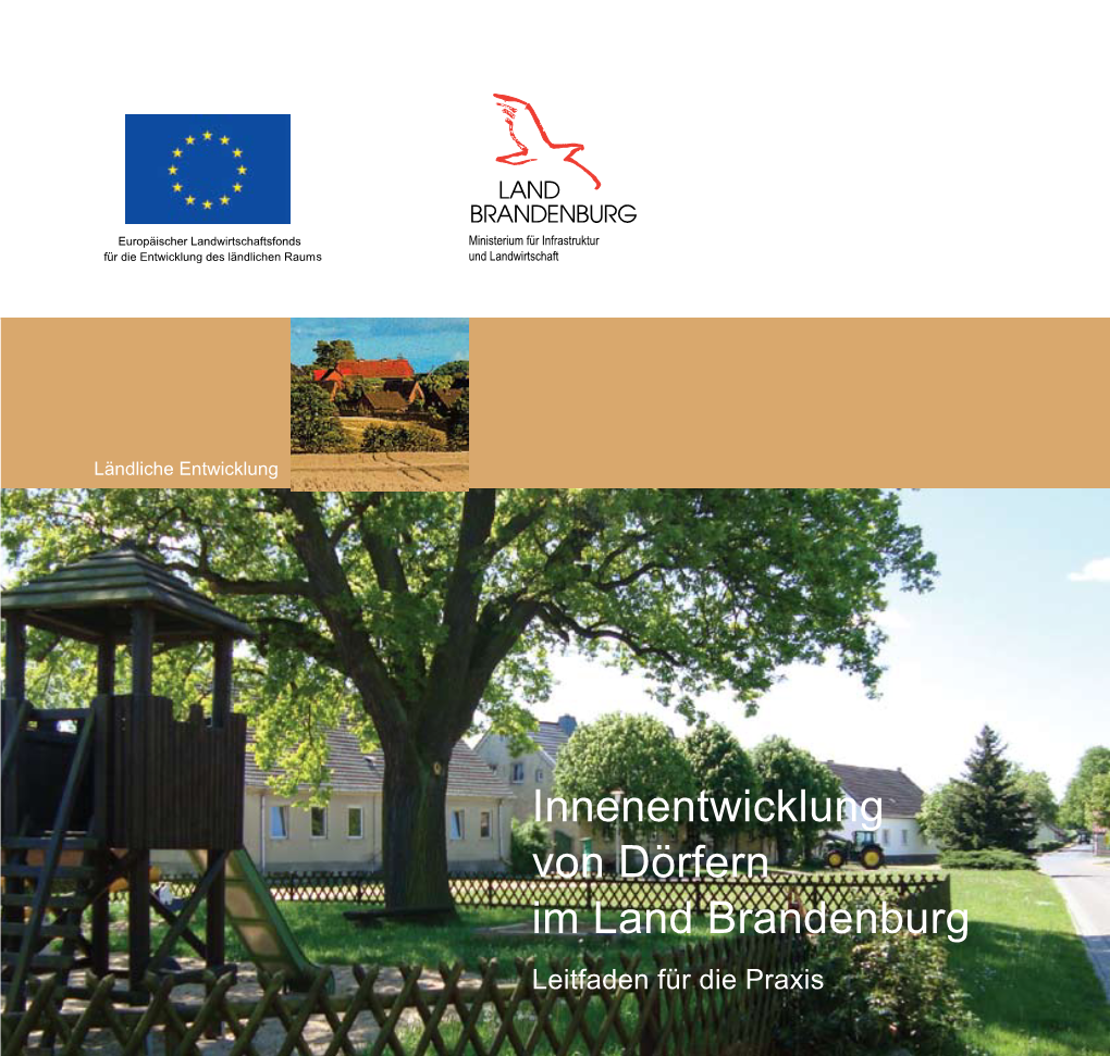 Innenentwicklung Von Dörfern Im Land Brandenburg Leitfaden Für Die Praxis 5