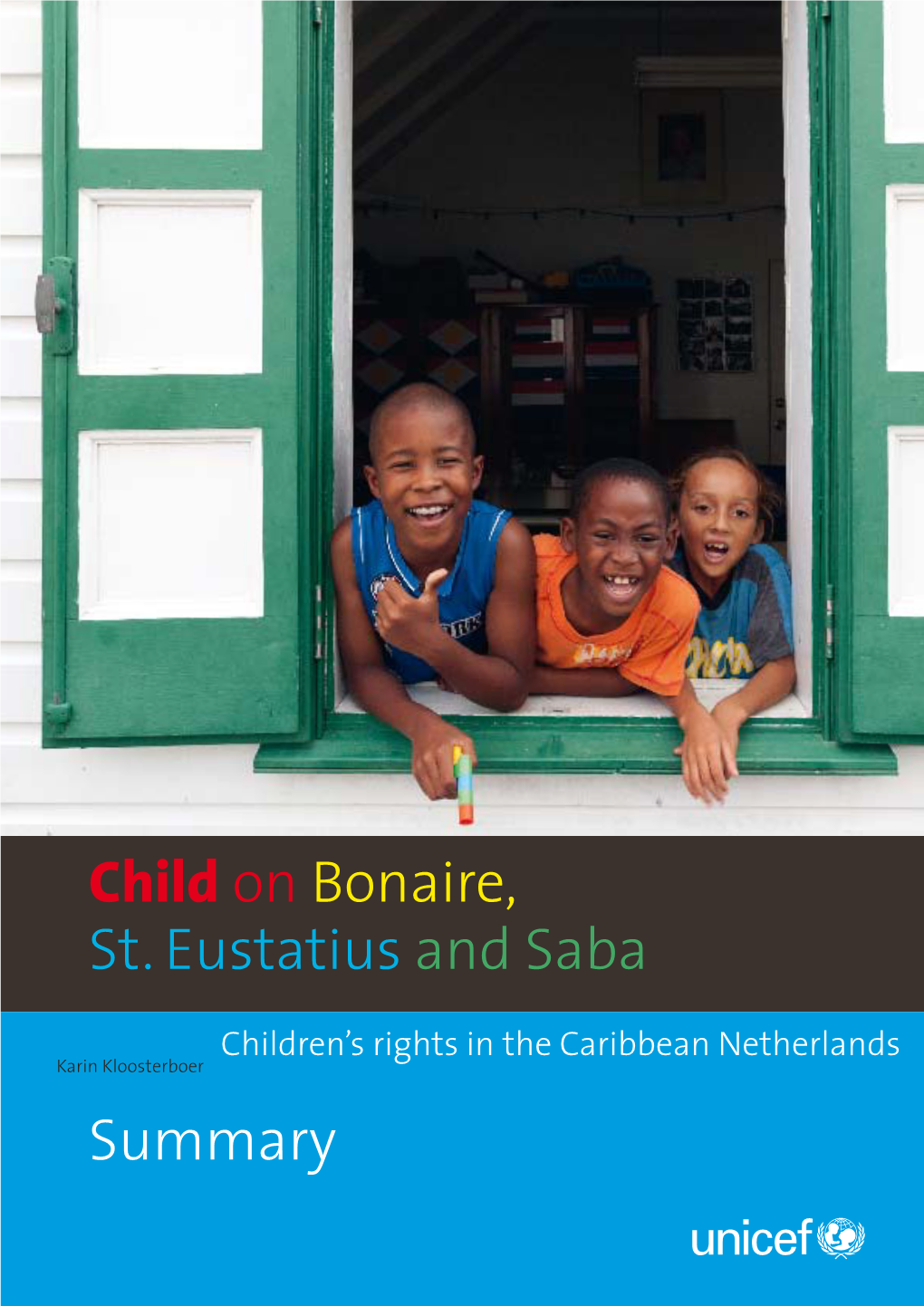 Child on Bonaire, St Eustatius and Saba