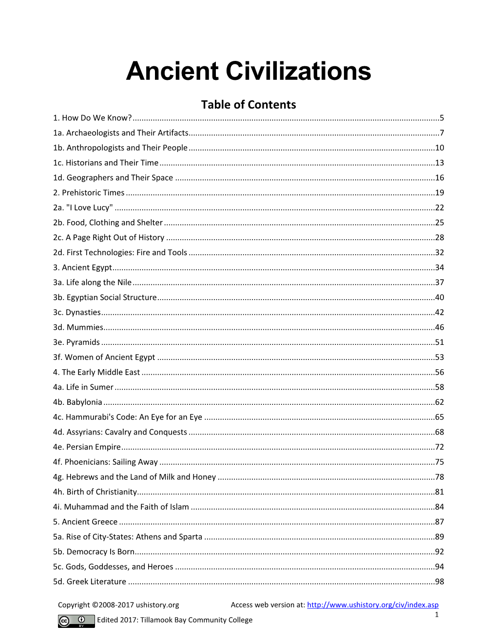 Ancient Civilizations