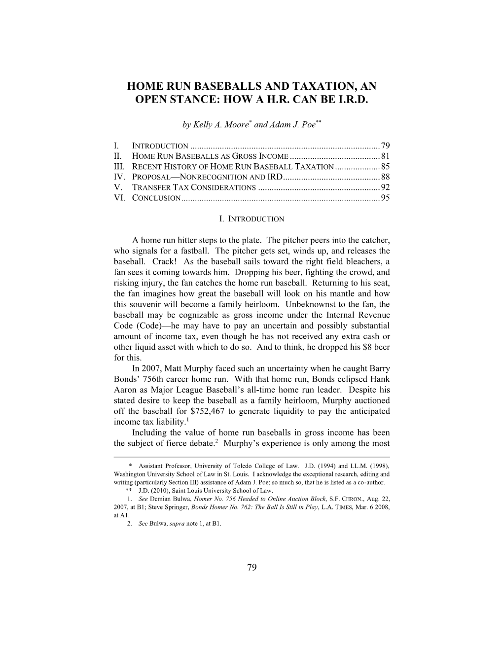 Texas Tech Law Review Shell Document