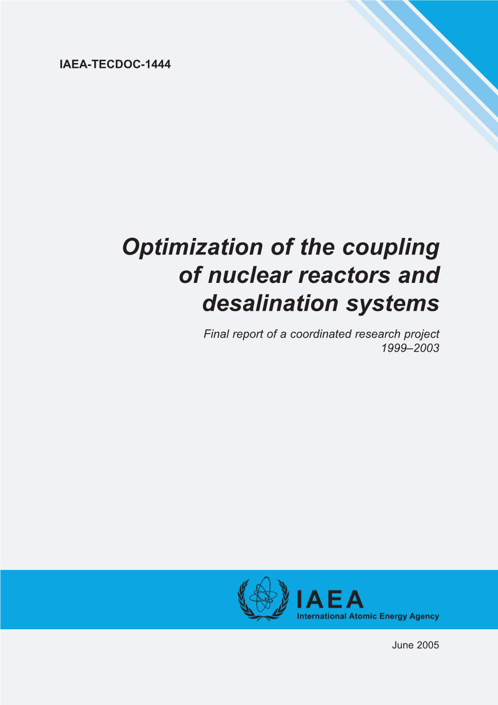 Optimization of the Coupling of Nuclear Reactors and Desalination Systems