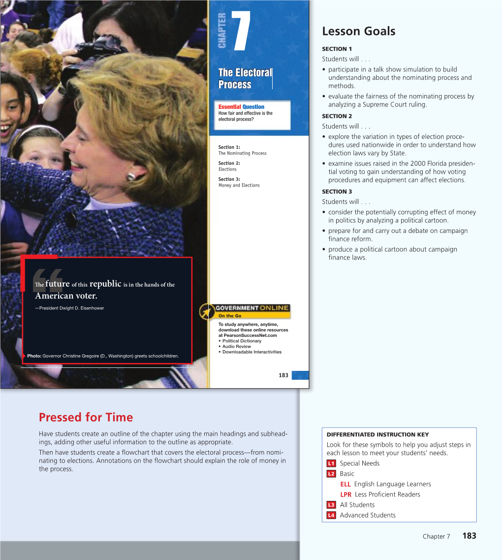 Chapter 7-The Electoral Process-Textbook-PDF