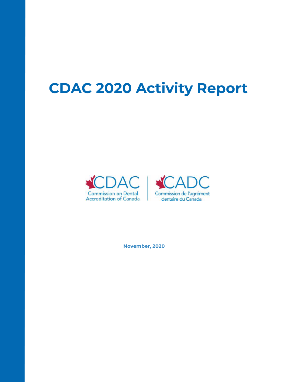 2020 November CDAC Activity Report-Website
