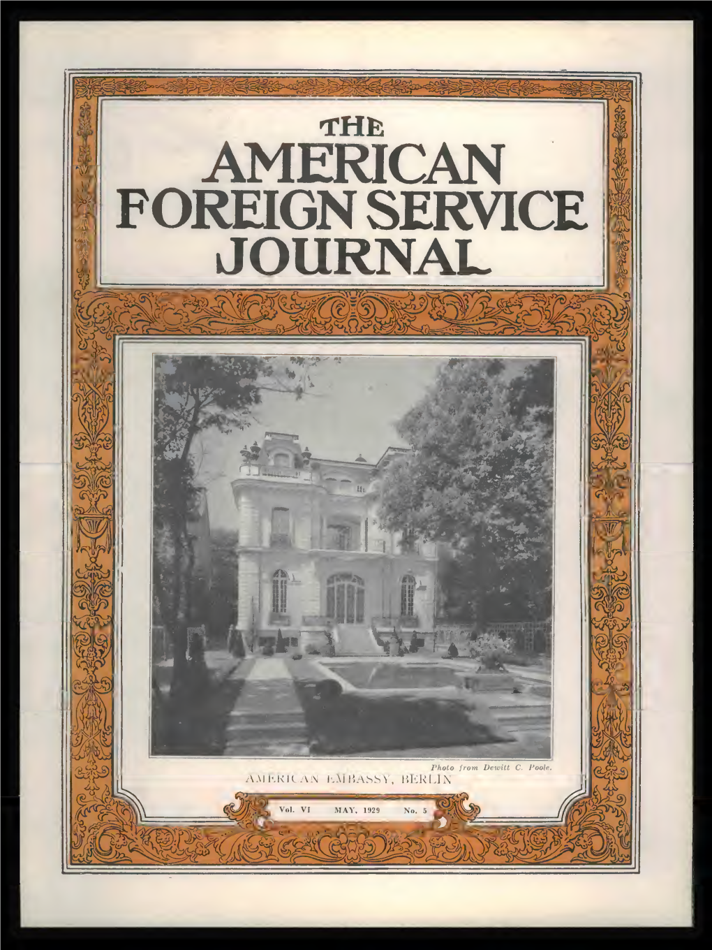 The Foreign Service Journal, May 1929